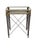 Vintage Maison Jansen Style Hollywood Regency Accent Table | French Neoclassical Brass Lion Head & Paw Feet | Glass Top Side Table For Sale - Image 10 of 15
