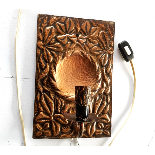 Copper Wall Lamp, 1979 For Sale - Image 15 of 15