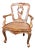 Late 19th Century Antique Hand Carved Venetian Arm Chair For Sale