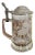 Etched Glass Tankard, 1920s For Sale