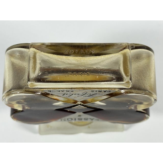 Vintage French Perfume Bottle Collection: Art Deco Glass For Sale - Image 6 of 10