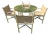 Vintage Campaign Maison Jansen Style, Pace Chrome Table & Director Arm Chairs, Suede Leather Chrome and Brass C. 1970s For Sale