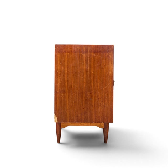 Ramseur Furniture Company Ramseur Harlequin Mid Century Walnut Credenza For Sale - Image 4 of 10