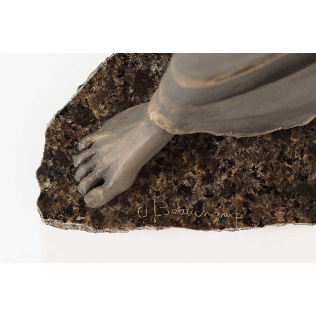 2000 - 2009 The Pose Figurative Plaster Sculpture For Sale - Image 5 of 8