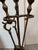 Victorian Style Brass Fireplace Tools, Set of Four For Sale - Image 10 of 12