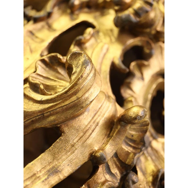 18th Century Italian Rococo Giltwood Corner Wall Bracket, 1870 For Sale - Image 15 of 18