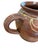 Antique French Terracotta Pot With Hand-Painted Swag Design For Sale - Image 9 of 11