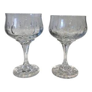 Tiffin Champagne Glasses by Franciscan- a Pair