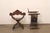 Mid 20th Century Spanish Carved-Walnut Savonarola Chairs For Sale - Image 10 of 11