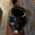 Vintage Hand-Blown Glass Vase in Ebony With Clear Handles- a Pair For Sale - Image 11 of 12