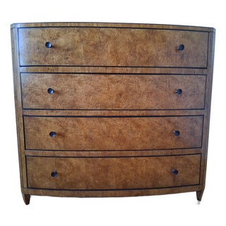 Late 20th Century Henredon ReVision Karelian Birch Chest For Sale