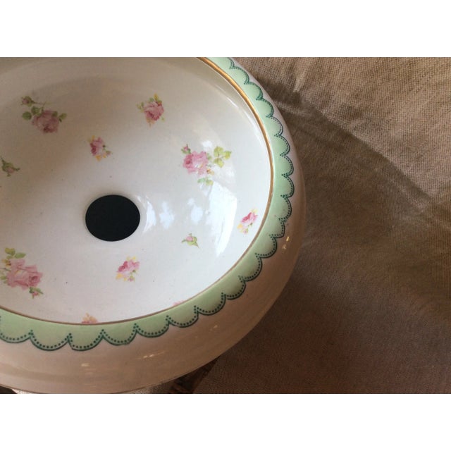 Royal Doulton Edwardian Rose Garland Jardinere / Ice Bucket For Sale - Image 10 of 13