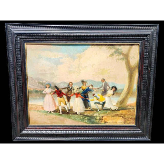 After Goya, Oil on Canvas, 18th Century, Framed For Sale - Image 13 of 14