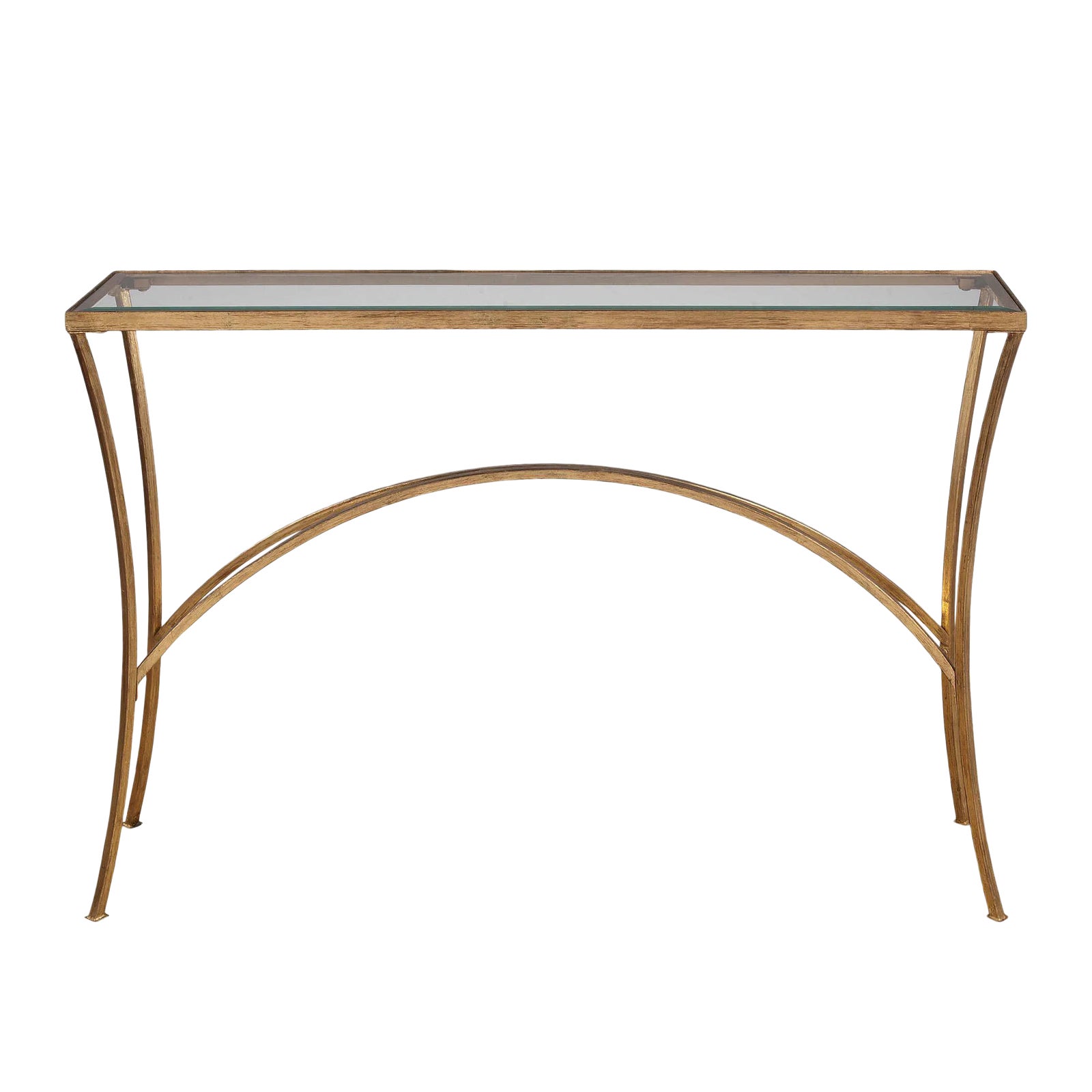 Gold Leaf Console Table Chairish