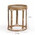 Wood Lindy Rattan Side Table For Sale - Image 7 of 7
