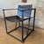 Postmodern 1990s Post Modern Black Leather and Metal Armchair #1 Attributed to Radbound Van Beekum for Pastoe For Sale - Image 3 of 11
