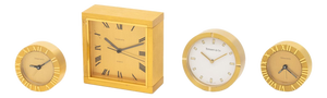 Tiffany & Co. Brass Desk Clocks, 4