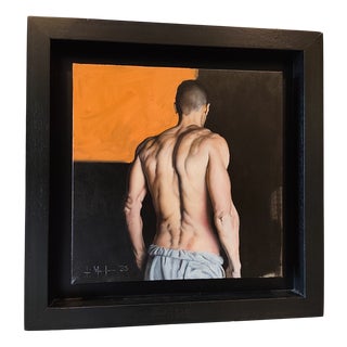 Filippo Manfroni, A Man 2, Oil on Canvas For Sale