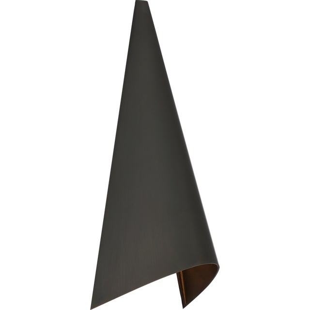 Piel 9" Indoor/Outdoor Wall Wash in Bronze Designer: Kelly Wearstler Finish: Bronze Height: 9" Width: 6" Extension: 2.25"...