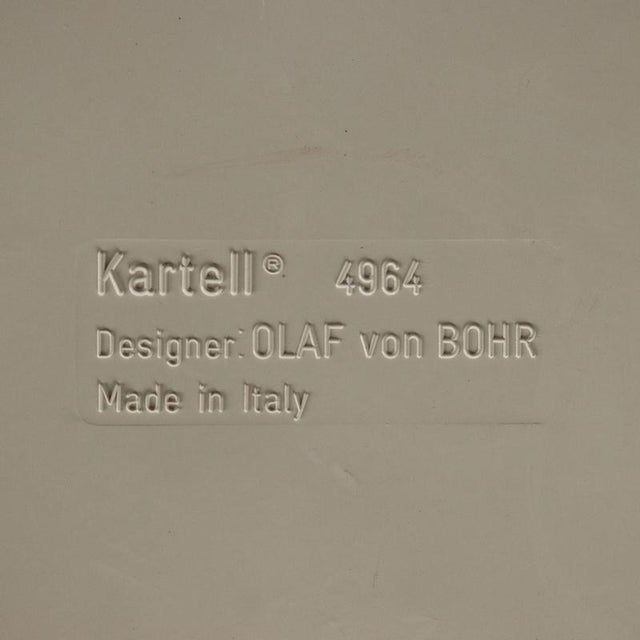 Cream VintageModel 4963 Chest of Drawers by Olaf von Bohr for Kartell For Sale - Image 8 of 9