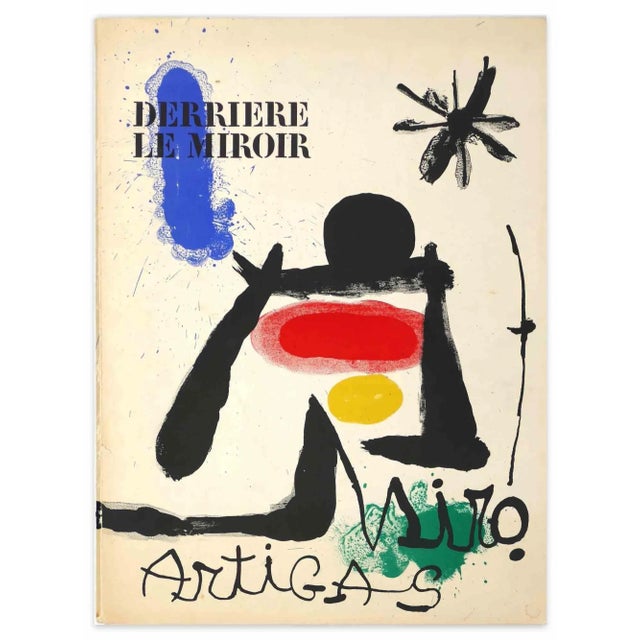 Modern Joan Miró, Cover for Derrière Le Miroir, Lithograph, 1963 For Sale - Image 3 of 4