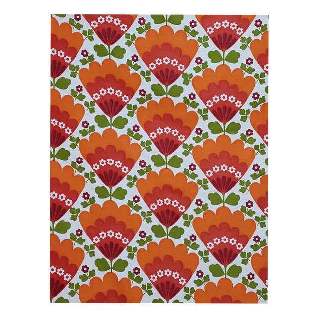 Mid-Century Modern German Fabric Bale for Curtains, 1970s For Sale