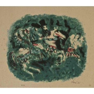Antoni Clavé, Characters Riding, 1943, Lithograph For Sale