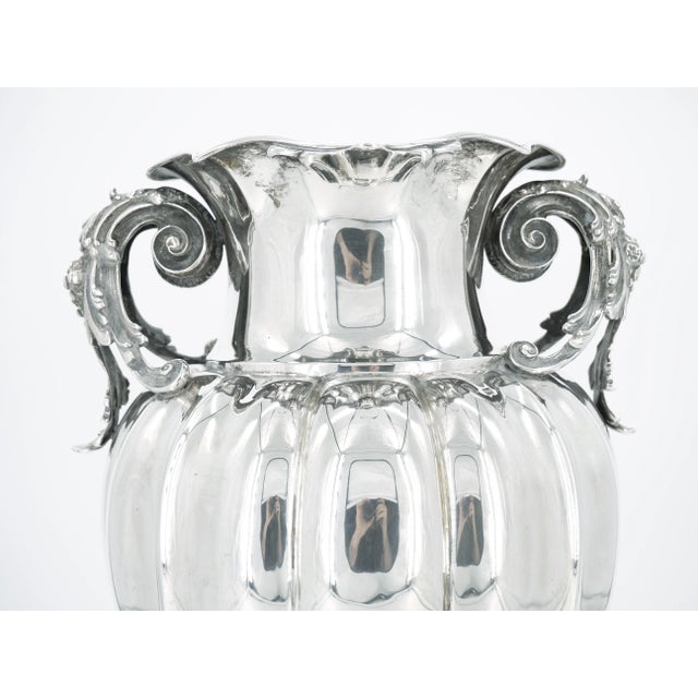Large 19th Century Sterling Silver Two Handled Vase / Decorative Piece For Sale In New York - Image 6 of 12