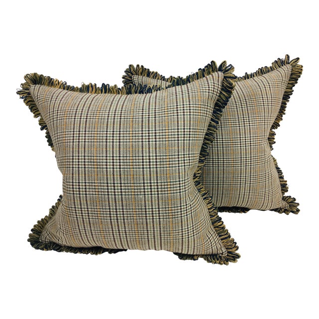 Transitional Ralph Lauren Tweed Pillows a Pair Chairish