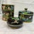 Bring timeless elegance into your home with this gorgeous three-piece vintage Chinese cloisonné collection. Each piece...
