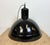 Industrial Black Enamel Factory Pendant Lamp, 1950s For Sale - Image 9 of 14