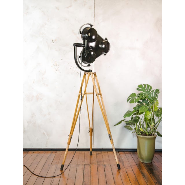 Black Floor Lamp from Heraeus Hanaulux, 1990s For Sale - Image 8 of 15