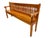 Wood Biedermeier Bench in Cherrywood, South Germany, 1830 For Sale - Image 7 of 10