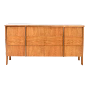 John Widdicomb Mid-Century Modern Walnut and Rosewood Dresser, 1960s