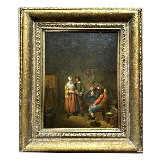 Jacob Akkersdijk, The Doctor, 1843, Oil on Wood For Sale