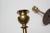 Brass Vintage Jarvie-Style Brass Candlesticks For Sale - Image 8 of 13