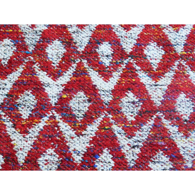 Modern Hand-Knotted Luxury Flatweave - 7’9” X 10’2” For Sale - Image 12 of 15