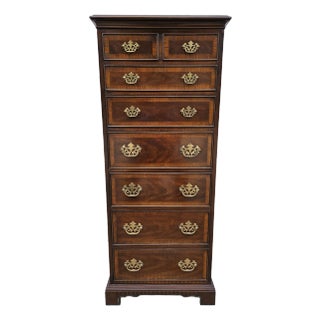 Mahogany Chippendale Seven Drawer Lingerie Chest - Drexel For Sale