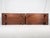Wood Pair of Vintage Original Mid-Century Modern Walnut Finish All Wood Display Cabinets With Adjustable Shelves and Sliding Wire Glass Doors For Sale - Image 7 of 18