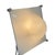 Space age design wall or ceiling mounted lamp. Made from white acrylic and a metal base. Can easily be mounted on any wall...