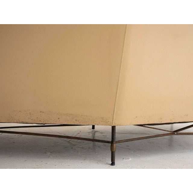 Mid Century Gothic Style French Chaise Sofa For Sale - Image 11 of 13