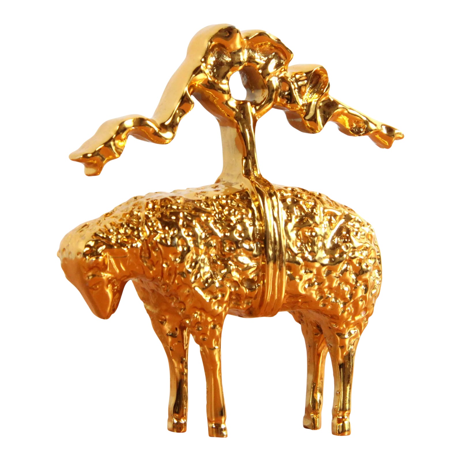 Brooks Brothers Golden Fleece Sheep / Lamb Christmas Tree Ornament