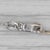 Modern 4.77ctw Blue Topaz Diamond Pendant Necklace 14k White Gold 16" Snake Chain For Sale - Image 3 of 6