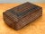 Coffee Vintage Tramp Art Wood Box For Sale - Image 8 of 12
