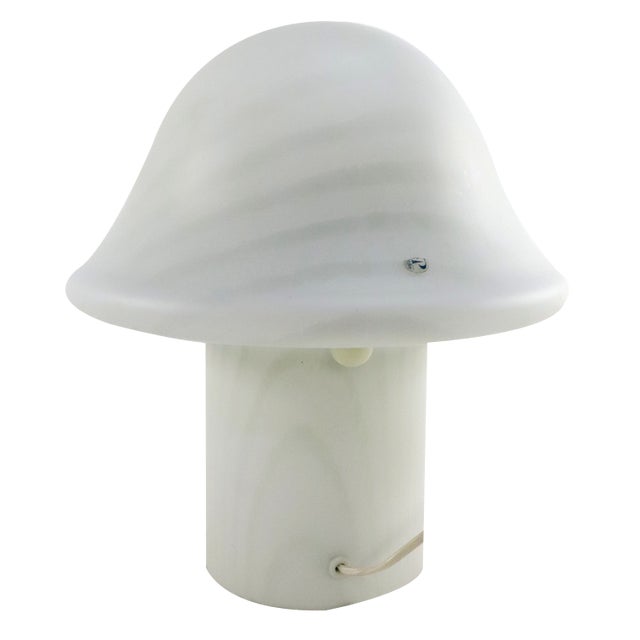 Zebra Mushroom Table Lamp from Peill & Putzler, 1970s For Sale