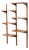 Restored Vintage Mid-Century Modern Wall Unit Shelf For Sale