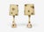 Mid-Century Modern 1950s American Modern, Atomic Age Table Lamps, Chalkware, Fiberglass - a Pair For Sale - Image 3 of 14