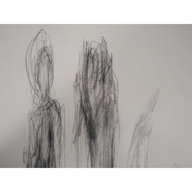 Alberto GIACOMETTI (1901-1966) (after) Figure Lithograph after a drawing by the artist On wove paper, 31 x 48 cm (approx....