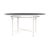 Brown Jordan Venetian 60" Round Dining Table - Glass Umbrella Top in Chalk For Sale