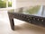 Vintage French Industrial Coffee Table in Riveted Metal, 1920 For Sale - Image 4 of 11